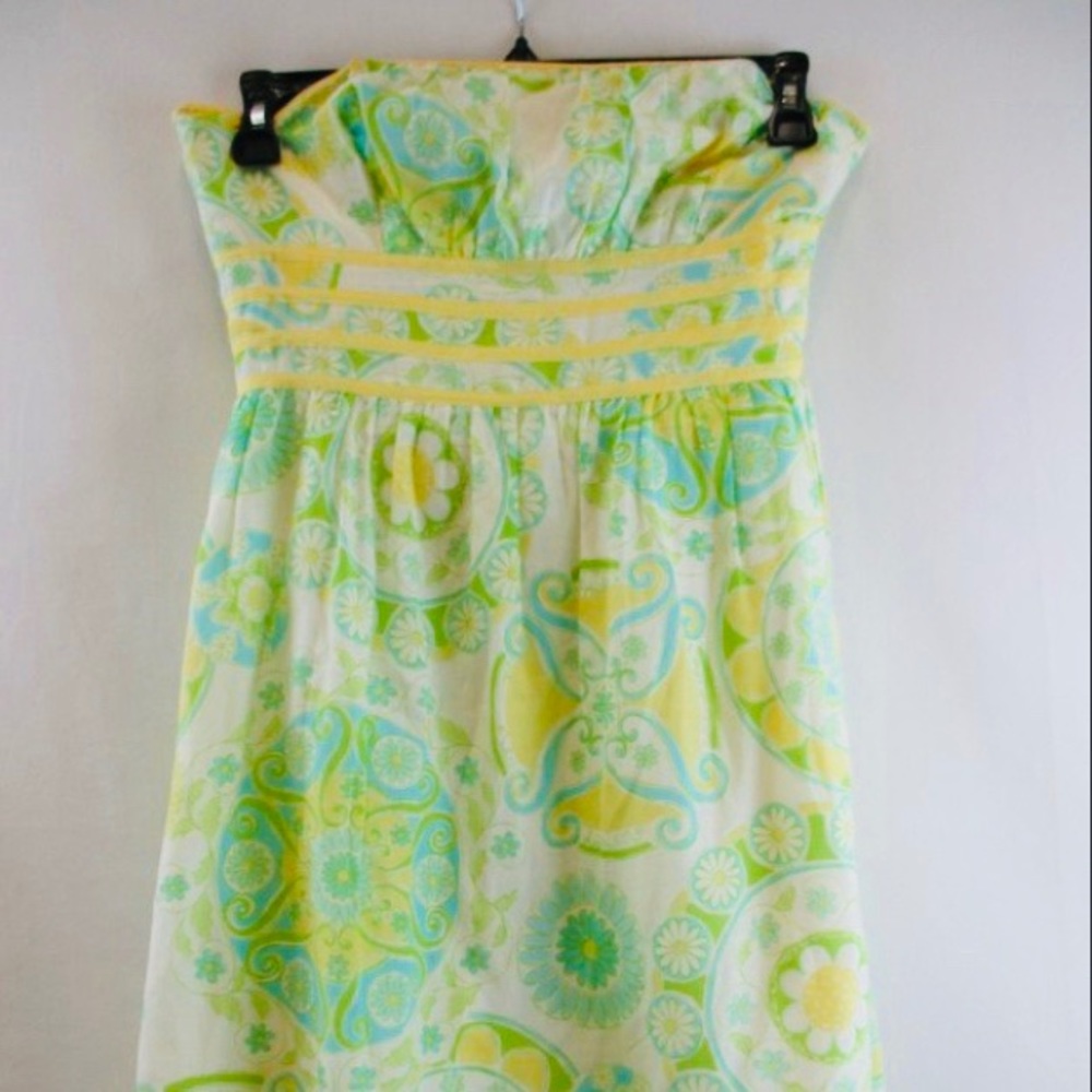 Lilly Pulitzer strapless dress size 10